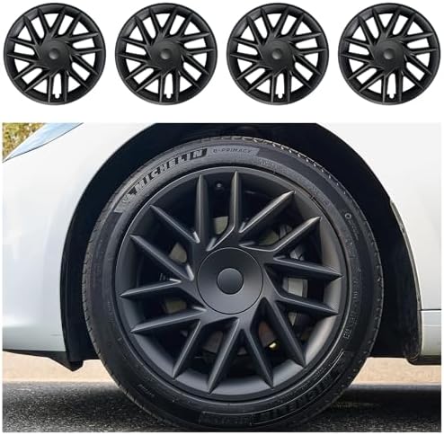 Wheel Covers for Tesla Model 3 Highland Accessories 18 Inch 4 Pcs...