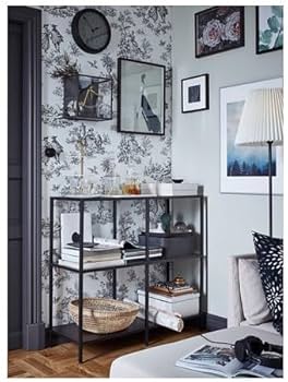 Amazon|VITTSJO ヴィットショー シェルフユニット - ブラックブラウン Amazon|VITTSJO ヴィットショー シェルフユニット - ブラックブラウン