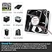 Wathai 2Pin 120mm x 38mm Brushless Cooling Case Fan 12V 2pin DC High Airflow Cooler Fan