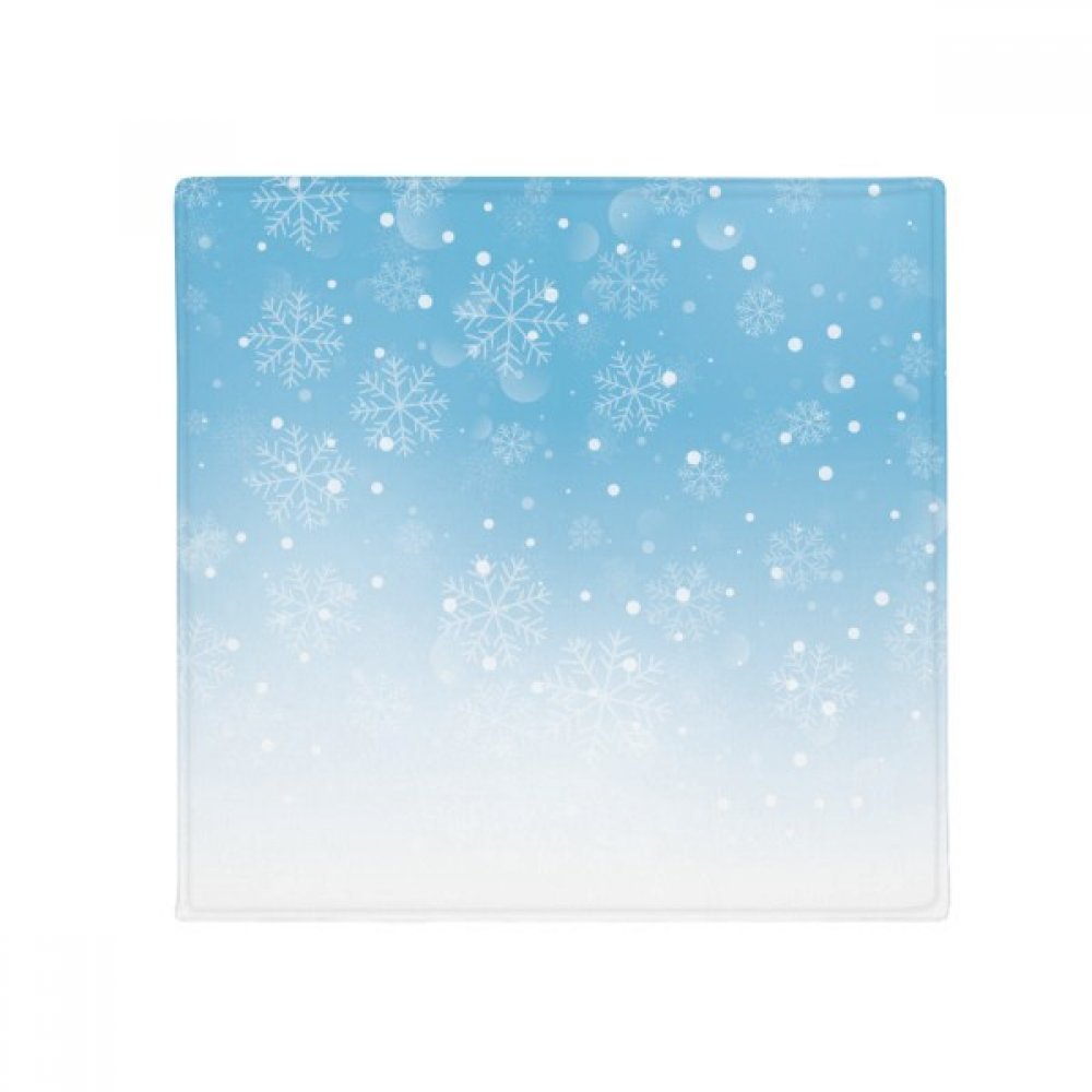 Tapis flocon de neige cadeau idéal 80x80cm pour décoration de maison
