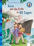 Der Bücherbär. Erstlesebücher für das Lesealter 2. Klasse / Reise um die Erde in 80 Tagen: Der Bücherbär: Klassiker für Erstleser - Jules Verne, Wolfgang Knape