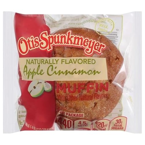 Otis Spunkmeyer Delicious Essentials Apple Cinnamon Muffin, 4 Ounce --
