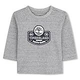 Timberland T60588 T Shirt pour bébé garçon, Acier Gris de Chine, 12 Mois