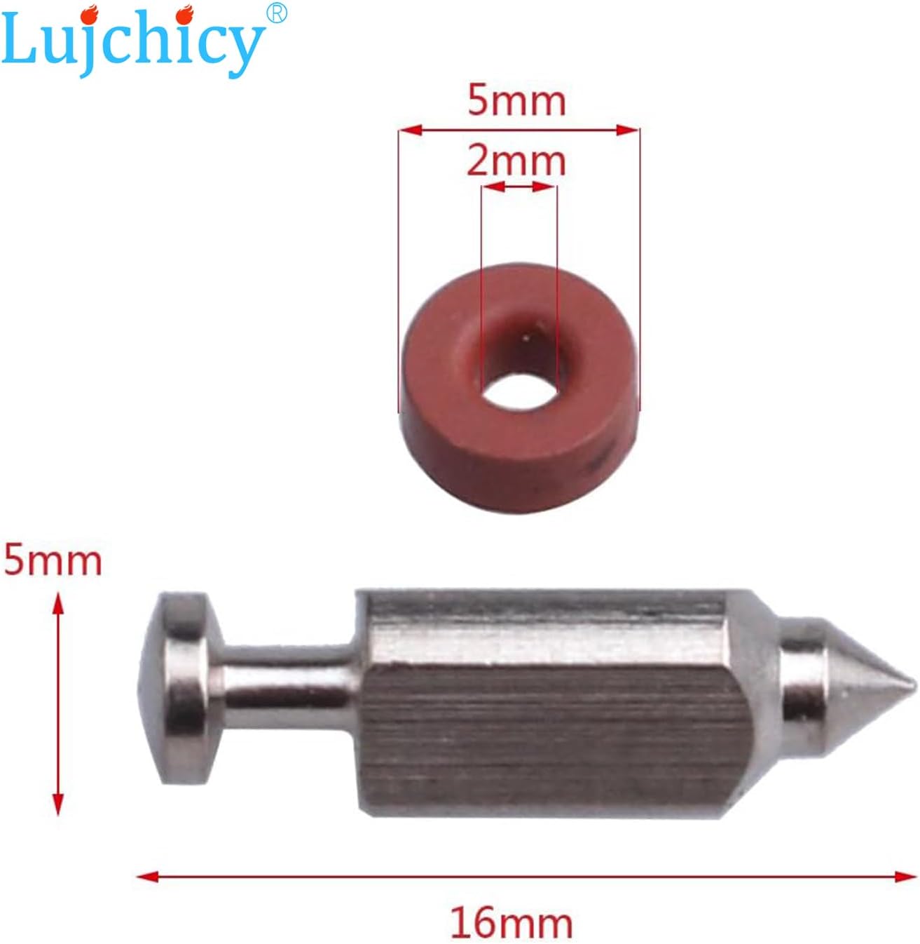 3pcs 398188 Carburetor Float Valve Needle Seat Kit 281144 B&S 398183 490937 498261 Fuel Supply System Carburetors Lawn Mower Engine