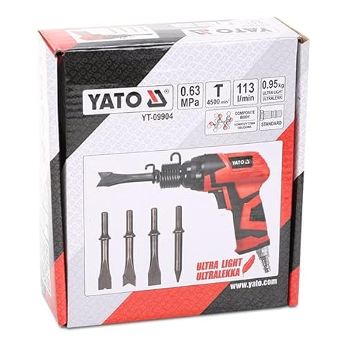 Miniatura 2 de Yato Yt-09904 - Martillo Neumático Compuesto 1 V , Color Rojo