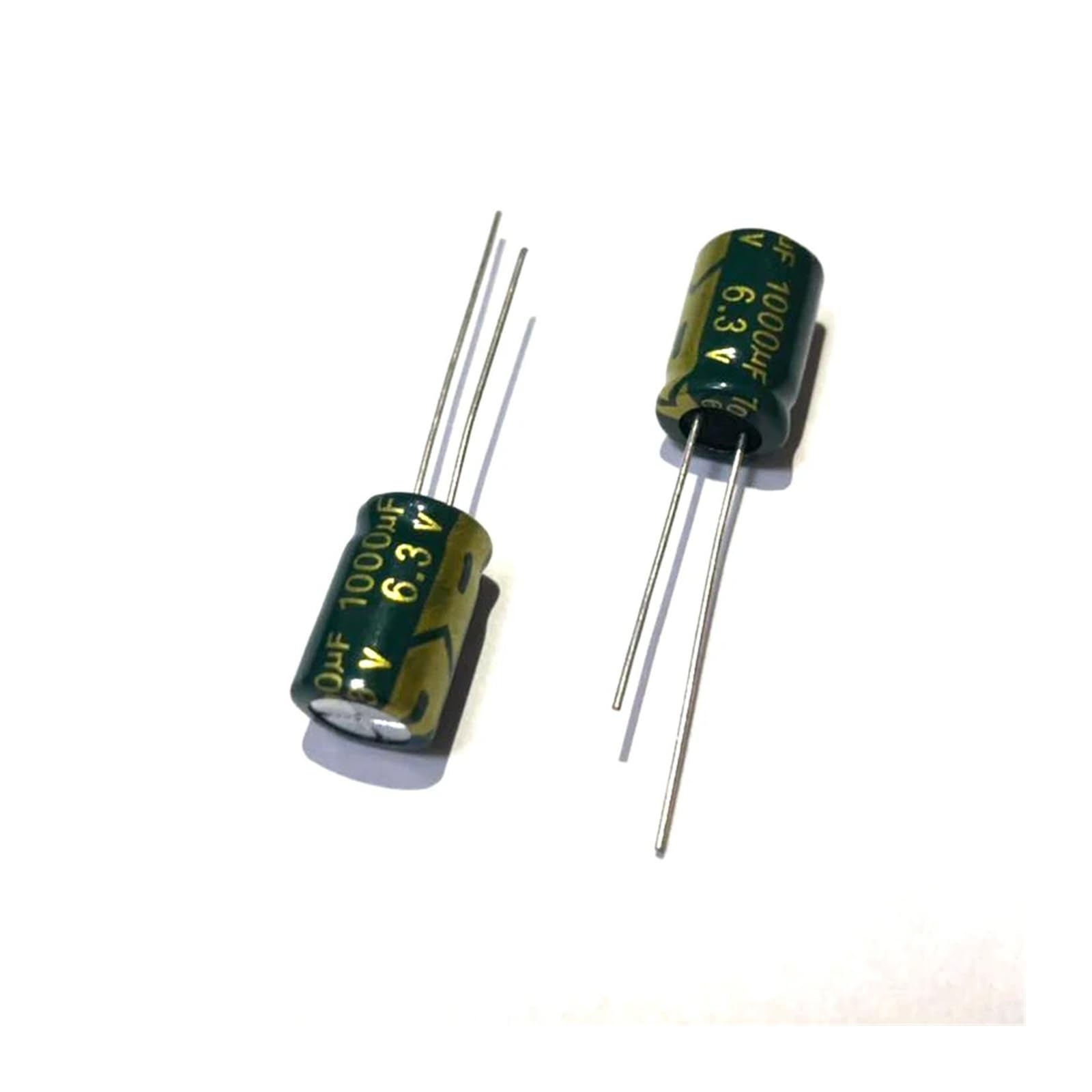 Condensateur 6.3V 1000uF élimine le bruit électrique des circuits audio - 20 pcs 8x12