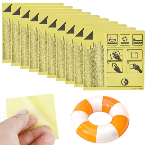 ZORVYN 10 piezas Kit de reparación de colchones de aire, Juego inflables de reparación de piscinas, parches colchon hinchable, parches de reparación de piscinas,parches piscina