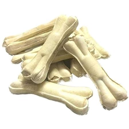 YOUNIQUE MERCHANDISE Pressed Dog Chew Bones for Dogs 6 inch(Pack of 1kg)
