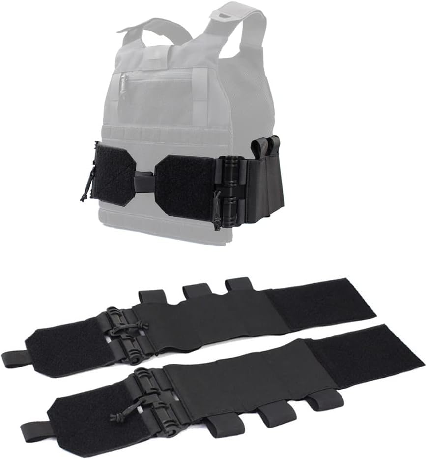 Elastic Tactical Vest Cummerbund Quick Release Mounting Strap for Vest JPC/CPC/LBT/LBX/FCPC with Magazine Pouches