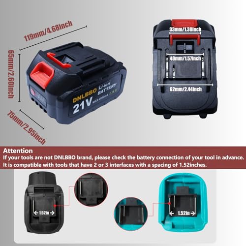 DNLBBO 21V 4.0Ah Lithium Battery