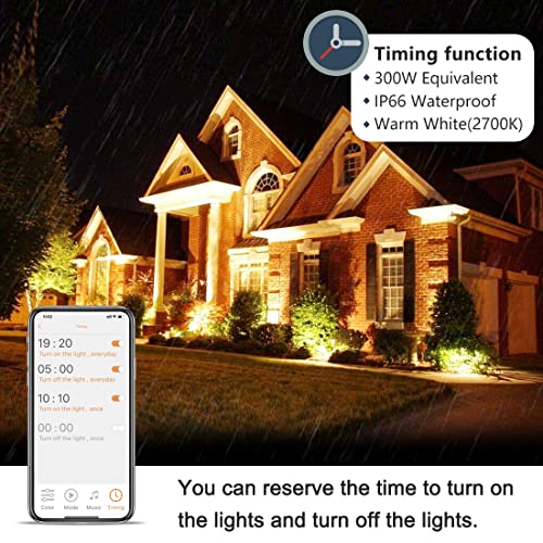 Melpo Led Flood Light 30W, 300W Equivalent 3000 Lm Outdoor Color Changing Led Stage Landscape Lights thumb #2