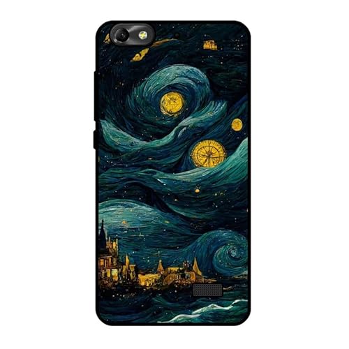 KARTXITAI Funda Case Compatible con Honor 4C/Huawei G Play Mini,Protectora de Cuerpo Completo con Tacto Suave y Sedoso,Carcasa de Silicona Cover,Gel Flexible,Regalo Original - mar
