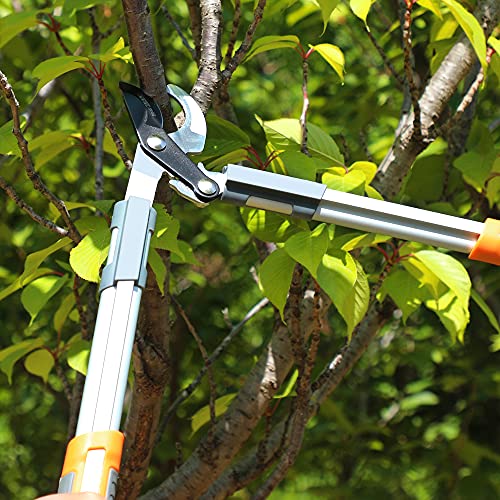 AIRAJ Bypass Astschere,Leichte Astscheren, Scharfe Klinge aus SK-5 Kohlenstoffstahl,zum Schneiden von frischem Holz bis zum Ø von 30 mm,Astschere mit stabilem Griff