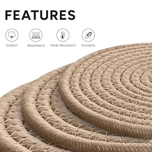 Trivetsforhotdishessetof3trivetsforhotpotsandpansheatresistantpotholdersstylishcoastersperfectforyourkitchen Urban Country Home Decor Trivets for hot dishes set of 3 trivets for hot pots and pans heat resistant pot holders stylish coasters perfect for your kitchen urban country home decor