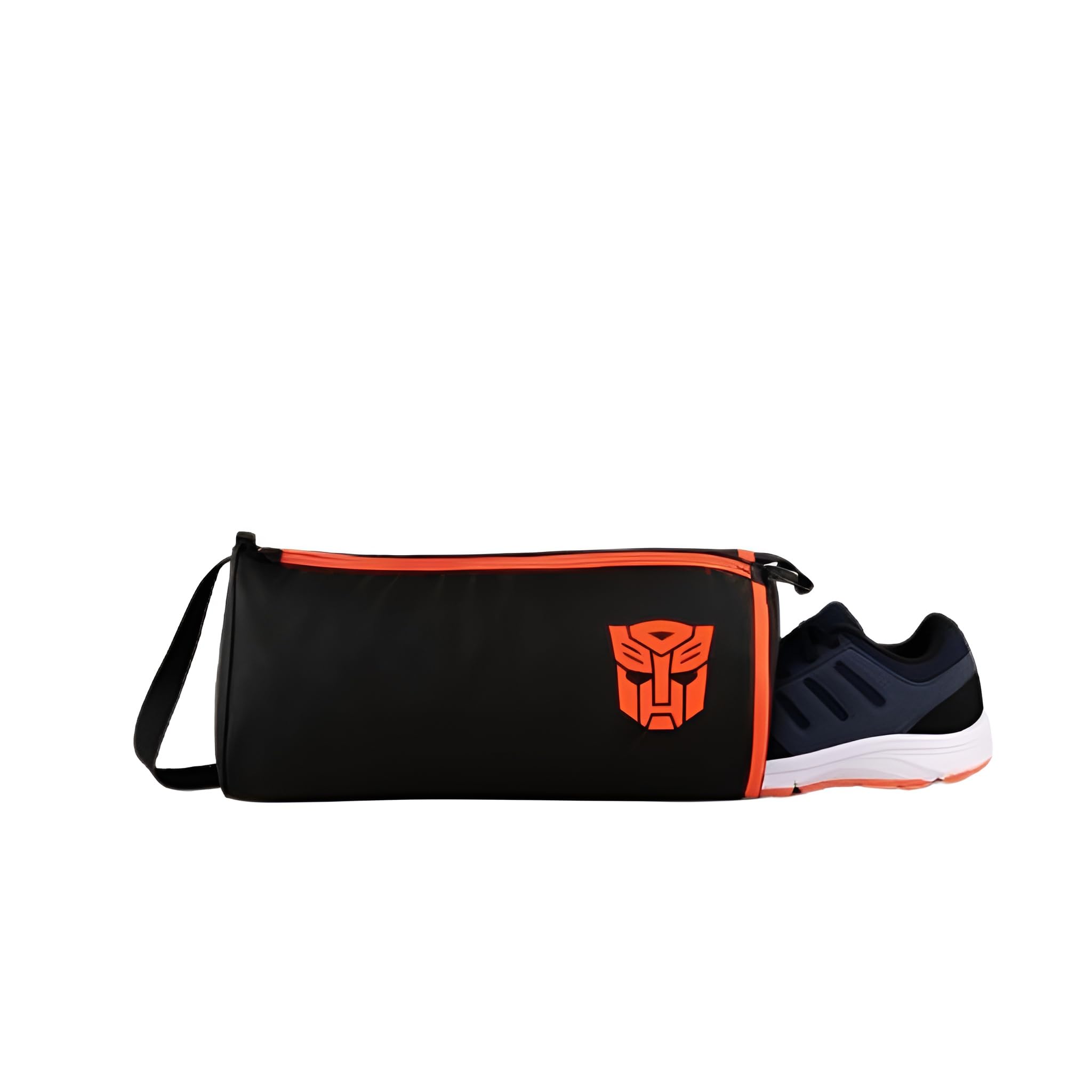 jais boy - we made for young generation Gym Bag with Separate Shoe Compartment, Black and Orange, Multipurpose Sports Duffel Bag for Swimming, Yoga, Travel-picture-54