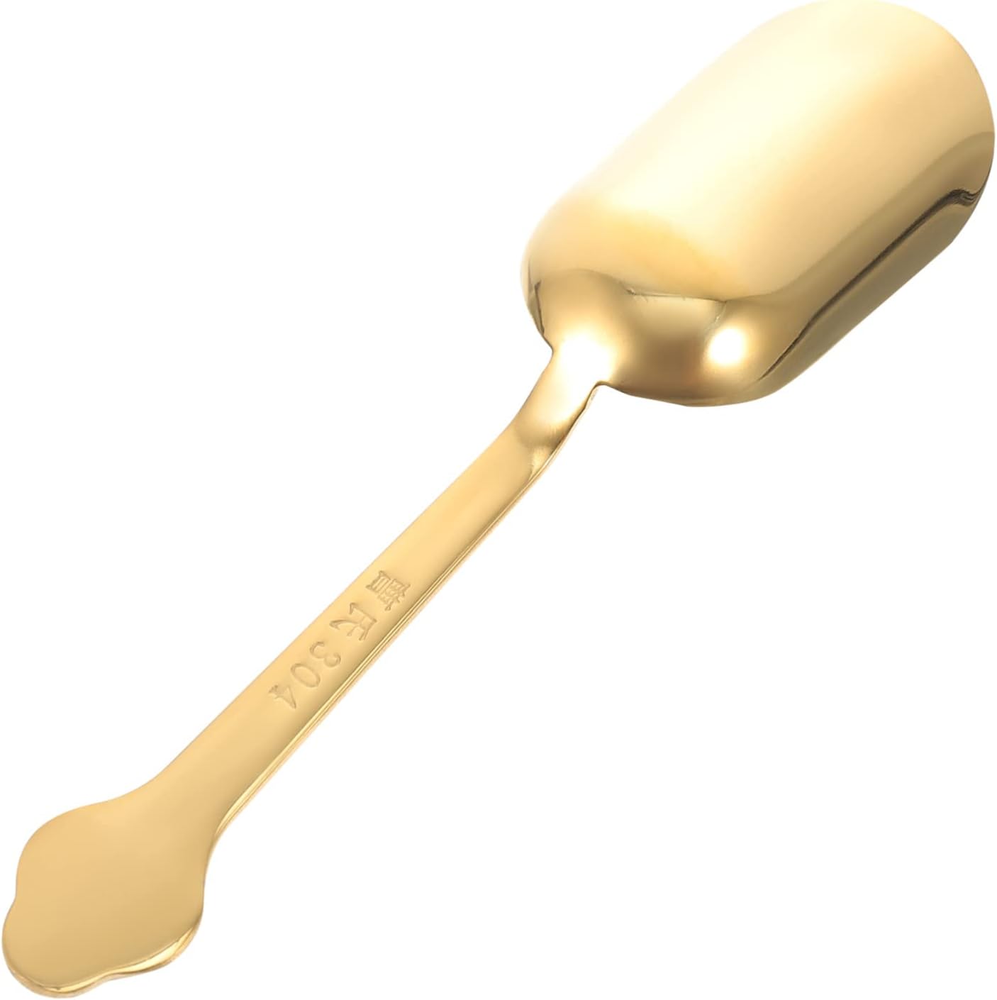 Stainless Steel Tea Spoon Tea Scoop Compact Design for Home Office Finish