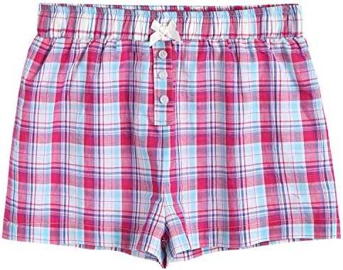 Plaid Pajama Boxer Shorts 