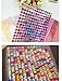 DoTebpa 4032 Pieces 6 mm Colorful Bling Rhinestone Sticker Sheet Gem Diamond self Adhesive for Scrapbooking Embellishments and DIY Crafts, Wedding, Decoration