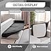 QIANMEW Couch Covers for Sectional Sofa, Washable Stretch Soft Sofa Cushion Covers L Shape Sofa Slipcovers Anti Slip Furniture Decor Protector for Pets (1PC Large Sofa Cover,Dark Gray)