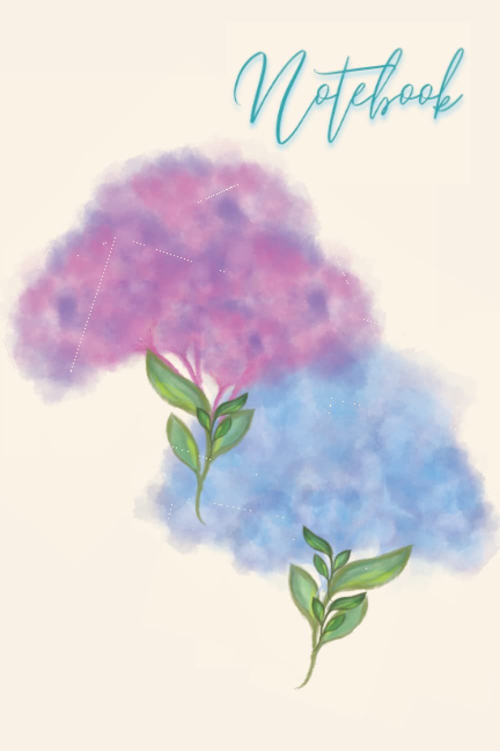 Notebook: colorful flowers hygena flower Blank Lined Notebook