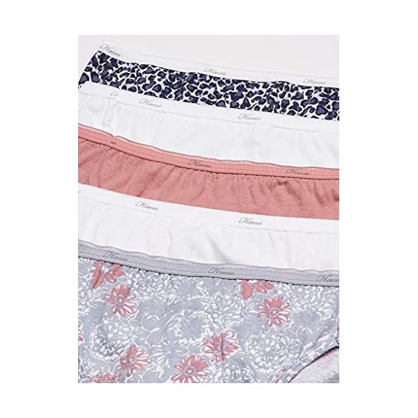 Hanes womens Cotton briefs underwear, 10 Pack - Hi Cut Assorted 1, 6 US