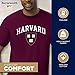 Barnesmith Harvard University Crimson Short-Sleeve T-Shirt, Spirit, Crimson, Medium