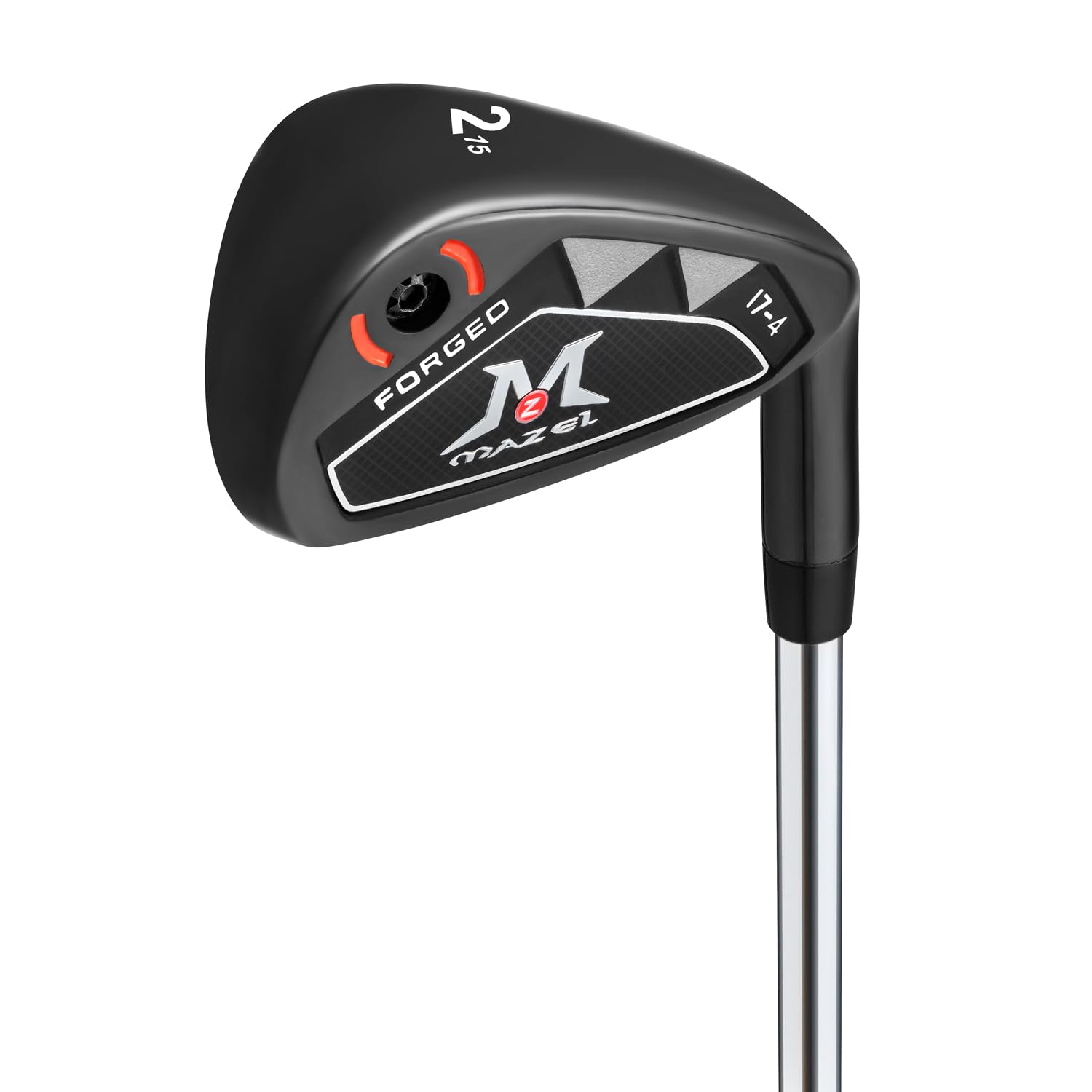 MAZEL WM-X4 Golf Forged Iron 3,4,5,6,7,8,9,P,S, Low COG and Wide Sole Single Golf Irons Help the Beginners to Maximize Accuracy&Distance (Black, 2 Iron)