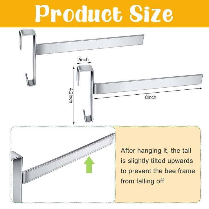 Snapklik.com : 2 Pcs Beehive Frame Holder- Stainless Steel Beehive ...