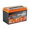 Enjoybot 12V 100Ah LiFePO4 Lithium Battery, BCI Group 31 Lithium Battery with 100A BMS and Bluetooth, Low Temp Cut Off Protection Peak Current 400A Perfect for Golf Cart, RV, Solar, Trolling Motor