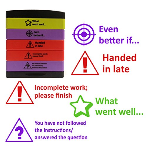 Teacher Stamp SALE | What Went Well: / Even Better If: Teacher Stamp