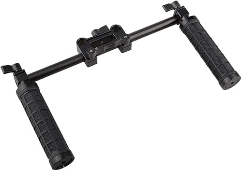 Miniatura 7 de CAMVATE Empuñaduras de mango Montaje de abrazadera de manillar delantero para 0.591 in Rod Support System Shoulder Rig(negro) - 1049