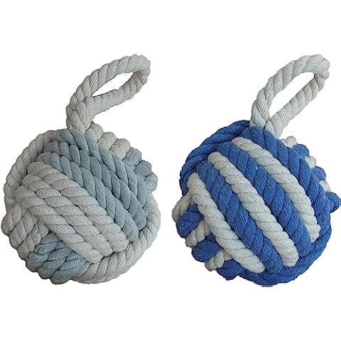 Nautical Rope Knot Two Tone Door Stop Cover