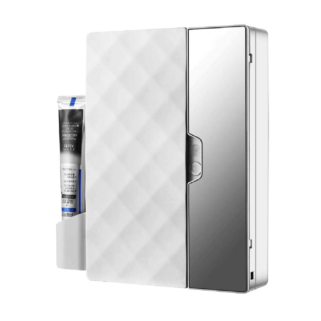 TJH Esterilizador de Cepillo de Dientes eléctrico Inteligente, Caja de Almacenamiento de Cepillo de Dientes de Secado por esterilización UV, Rack para Dispositivos de Pared para Herramientas dentales