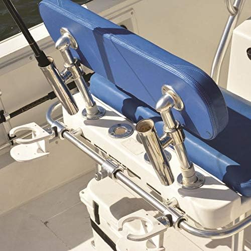 Miniatura 3 de Soporte de varilla ajustable con abrazadera para tubos de 1-116" a 1-516" y tubo de 1-14", acero inoxidable