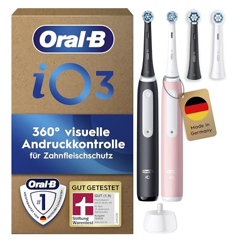 Oral-B iO Series 3 Plus Elektrische Zahnbürste Doppelpack