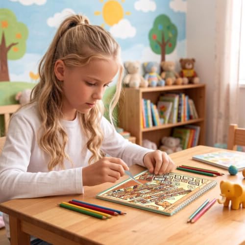 Libro de pegatinas 3D Colección creativa Generisch de 10 piezas para niños 2