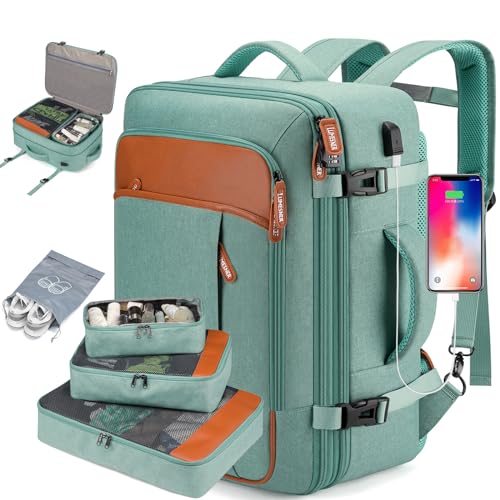 BAGPARKK Travel Laptop Backpack,42L Carry on Luggage,