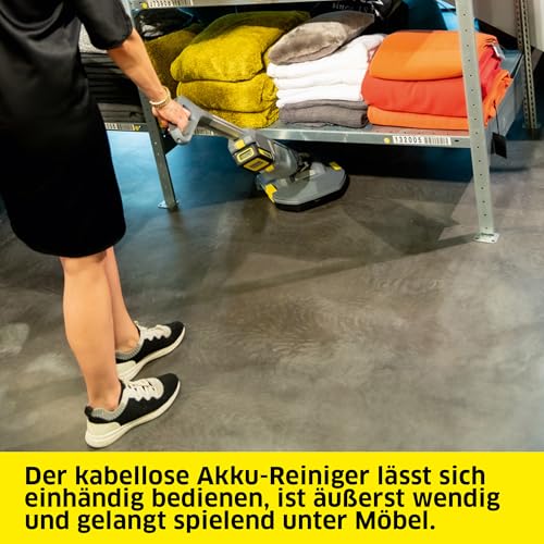 Kärcher Scheuersaugmaschine BR 30/1 C Bp, Leistung: 70 W, Flächenleistung: max. 150 m², 2-Tank-System, Arbeitsbreite: 300 mm, Walzenbürste, verwendbar mit dem Kärcher 18-V-Akku, ohne Akku