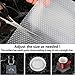 Refrigerator Liner 8 PCS - EVA Translucent Easy to Clean Fridge Liner, 11.8 x 17.7 inch, Washable PABUSIOR Refrigerator Mats for Freezer Glass Shelves, Clear Drawer Liners