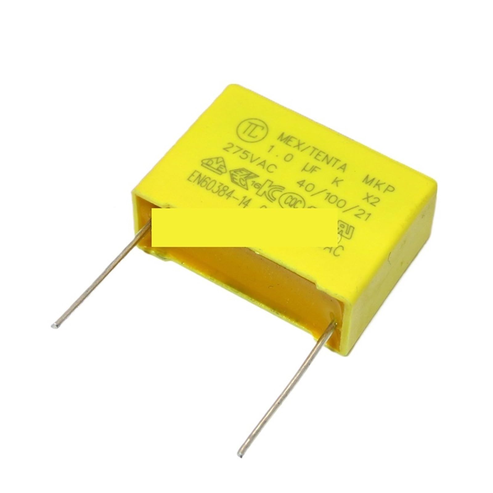 ICXLPMC 10pcs 275VAC capacitor X2 capacitor 1uF Pitch 22.5mm X2 275V Polypropylene film capacitor