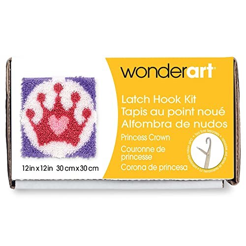 Image of Wonderart Latch Hook Yarn, Princess Crown