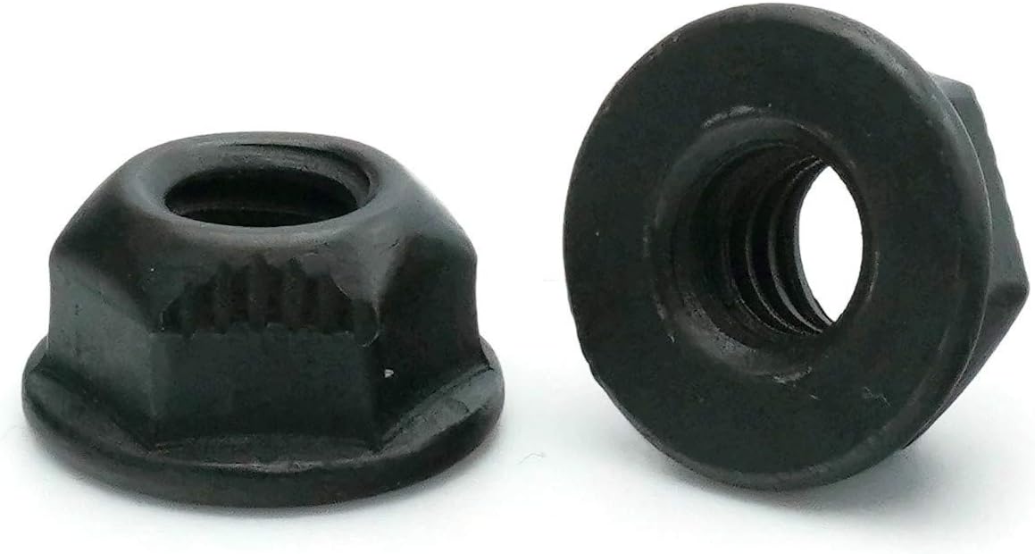 Flange Nuts Non-Serrated Plain Steel Grade G Stover Cone Lock Nuts - 1/2"-13 Qty-250