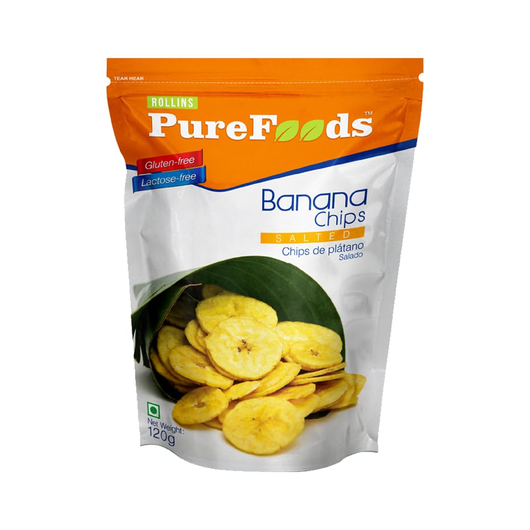 See full amazon price history chart for ROLLINS PureFoods Purefoods Premium Dried Salted Banana Chips|Real South Indian Banana|Tasty & Healthy|Gluten-Free Healthy Snack| (Pack Of 1),160 Grams ROLLINS PureFoods Purefoods Premium Dried Salted Banana Chips|Real South Indian Banana|Tasty & Healthy|Gluten-Free Healthy Snack| (Pack Of 1),160 Grams (B07N2TBRHM) Amazon Price History, Amazon Price Tracker