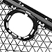KUAFU Front Grill Compatible with 2014 2015 2016 Mazda 3 Axela Bumper Upper Hood Grille Painted Black