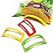 Soporte de taco Taco 12 unids Plastic Taco Herramientas de rack de tacos mexicano Panqueques Rack Bandeja Taco Soporte de cocina Suministros de cocina Portalaje de plástico Platos