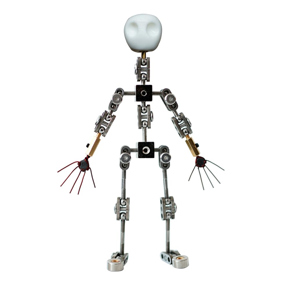 Zestawy do animacji poklatkowej DIY, szkielety metalowych kukiełek do tworzenia postaci/lepienie z gliny i kreatywna zabawa,20CM