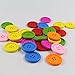 Large Wooden Buttons, 1.2 Inch, 30 Pack, Mixed Colors, 4 Holes, for Sewing and Crafts