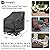 LSongSKY Outdoor Swivel Lounge Chair Cover 2 Pack,Waterproof Heavy Duty Patio Rocking Chair Covers for Outdoor Furniture,(30 W x 34 D x 38.5 H inches),Black