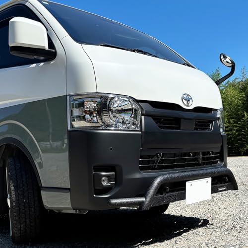 Amazon | 【車検対応】ハイエース 200系 バンパーガード フロント 
