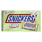 SNICKERS Easter Singles Size Chocolate Candy Bar Egg 1.1-Ounce Bar 6-Count Pack